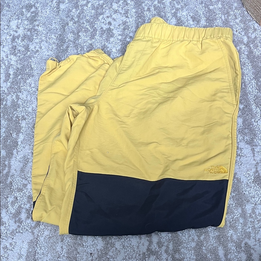 The North Face Yellow and Black Men's Pants